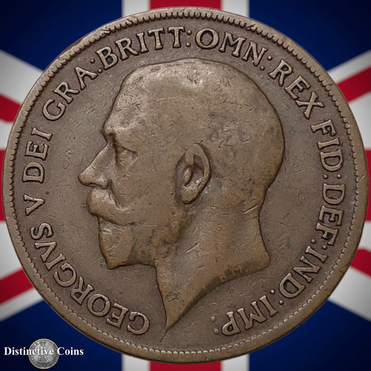 Great Britain 1918 KN Penny 1d GB6885