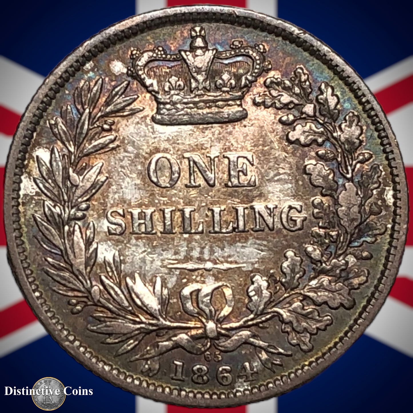 Great Britain 1864 British One Shilling GB0274