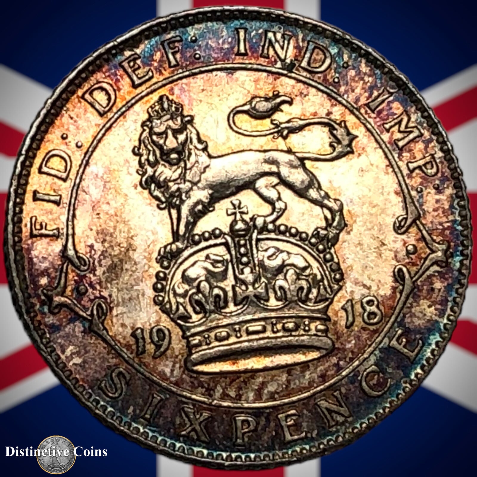 Great Britain 1918 Six Pence GB1619