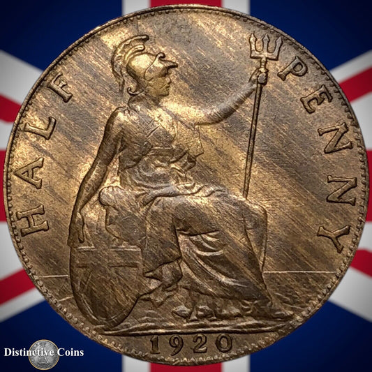 Great Britain 1920 Half Penny 1/2d GB5874