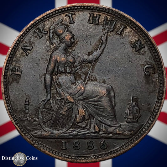 Great Britain 1886 Farthing 1/4d GB4190
