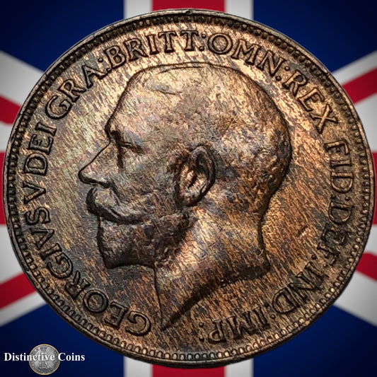 Great Britain 1922 Farthing 1/4d GB4765