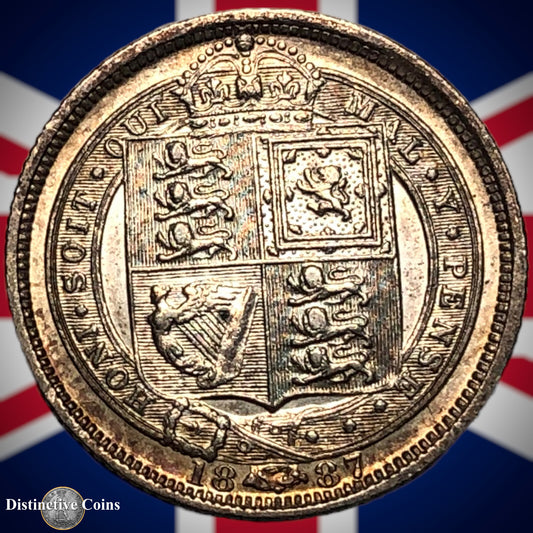 Great Britain 1887 Six Pence GB2663