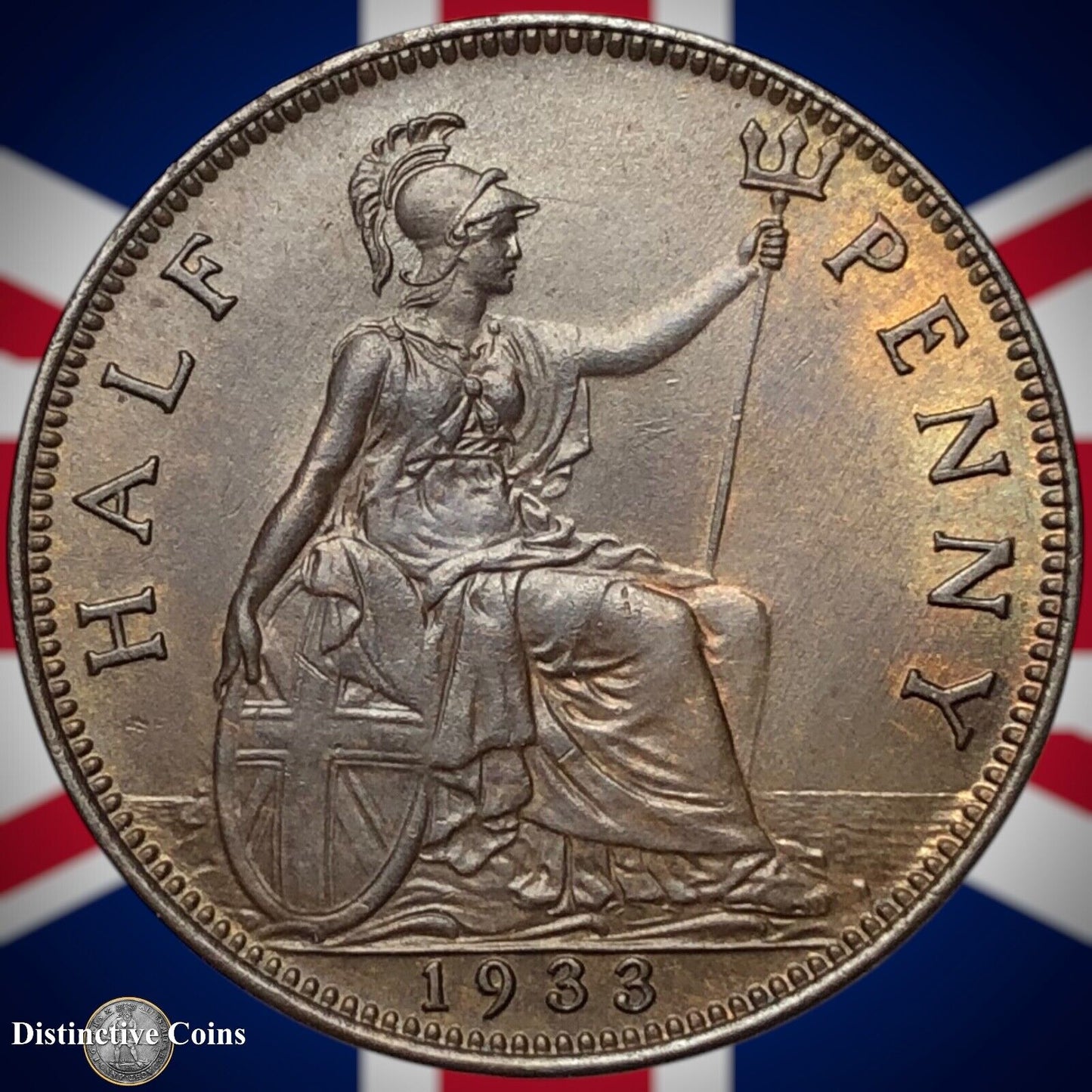 Great Britain 1933 Half Penny 1/2d GB5982