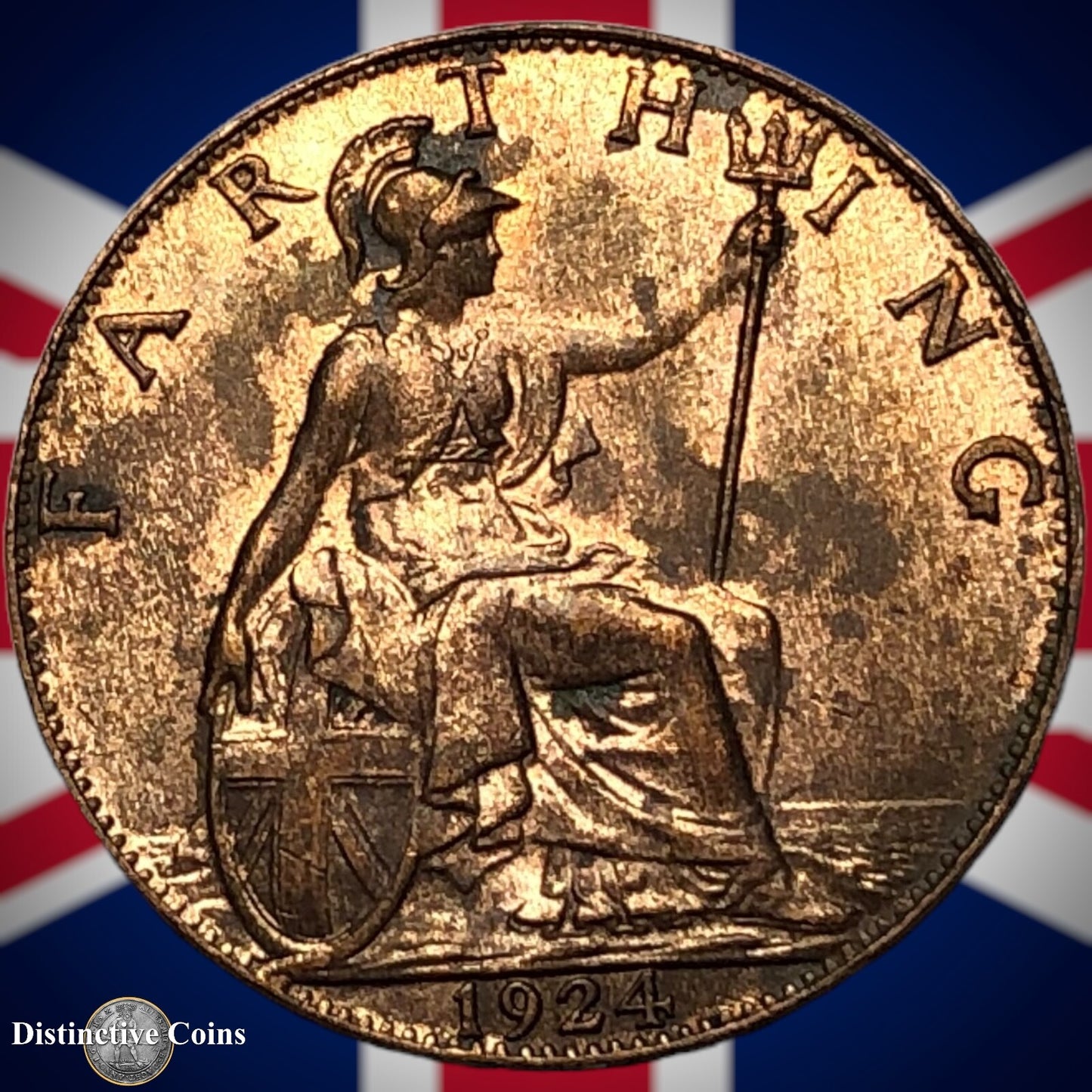 Great Britain 1924 Farthing 1/4d GB4798