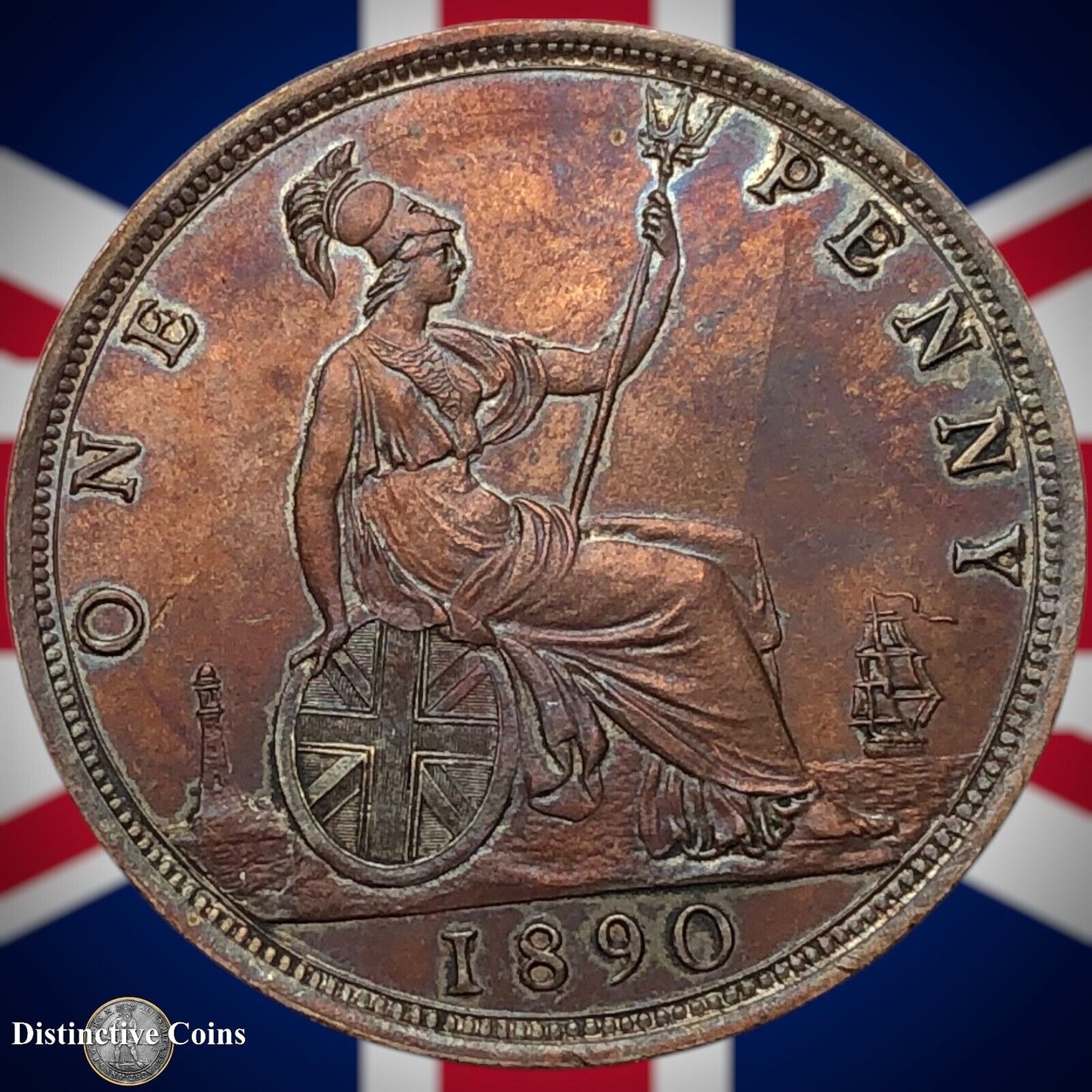 Great Britain 1890 Penny 1d GB6526