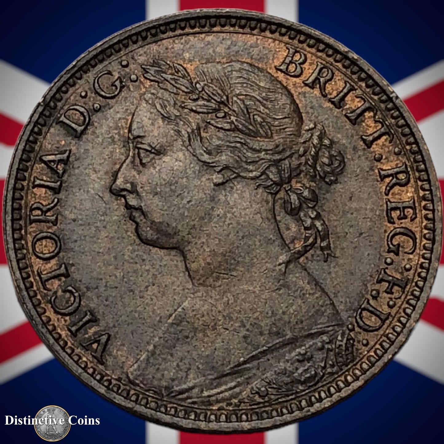 Great Britain 1881 H Farthing 1/4d GB4012