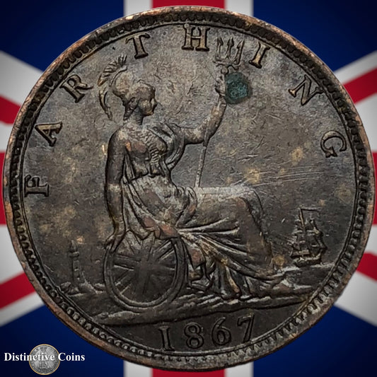 Great Britain 1867 Farthing 1/4d GB3611