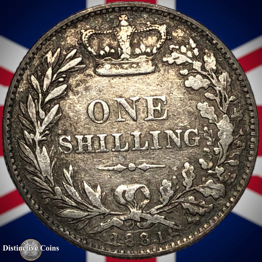 Great Britain 1881 British One Shilling GB0405