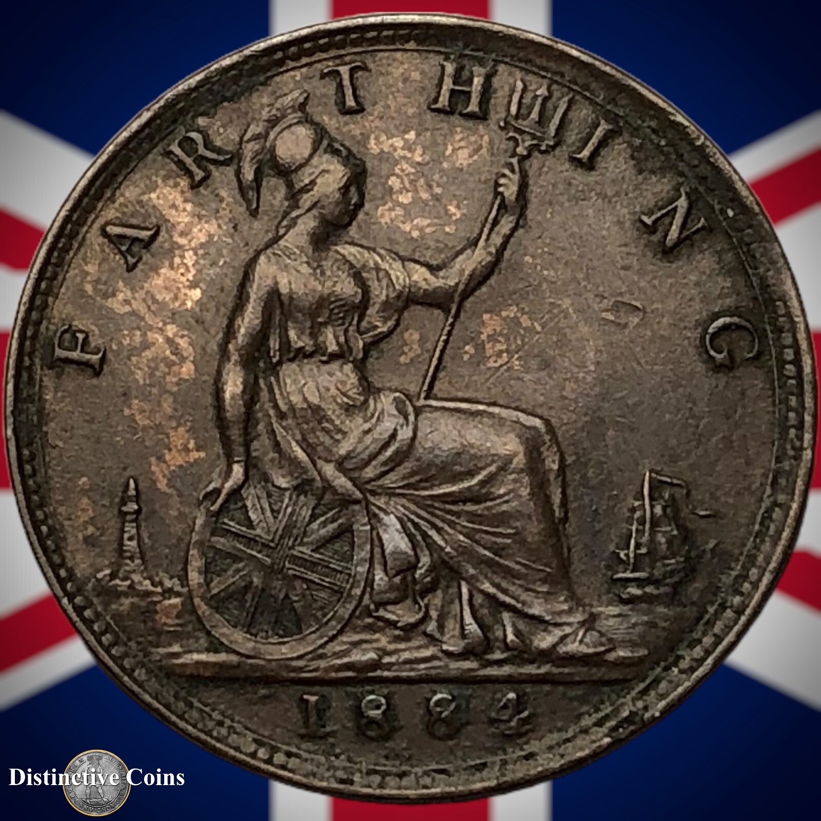 Great Britain 1884 Farthing 1/4d GB4103