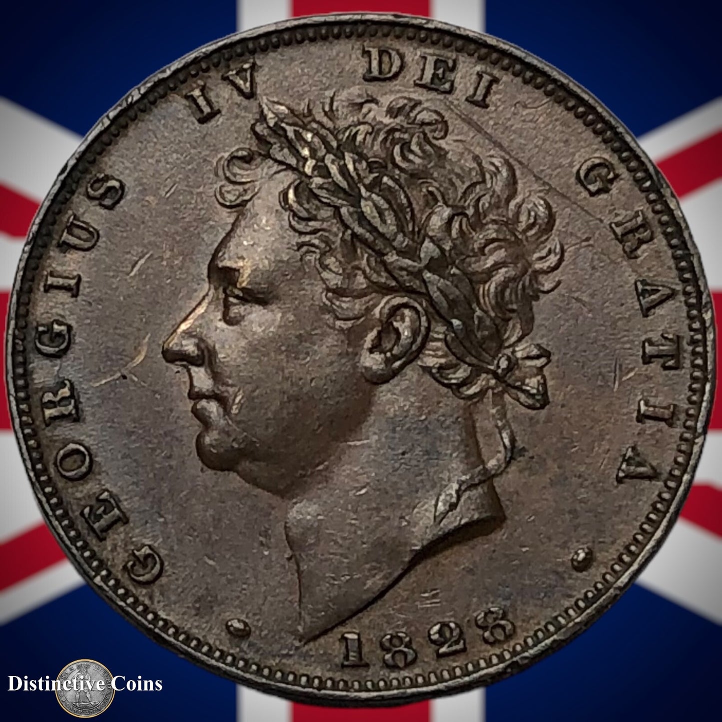 Great Britain 1828 Farthing 1/4d GB3336