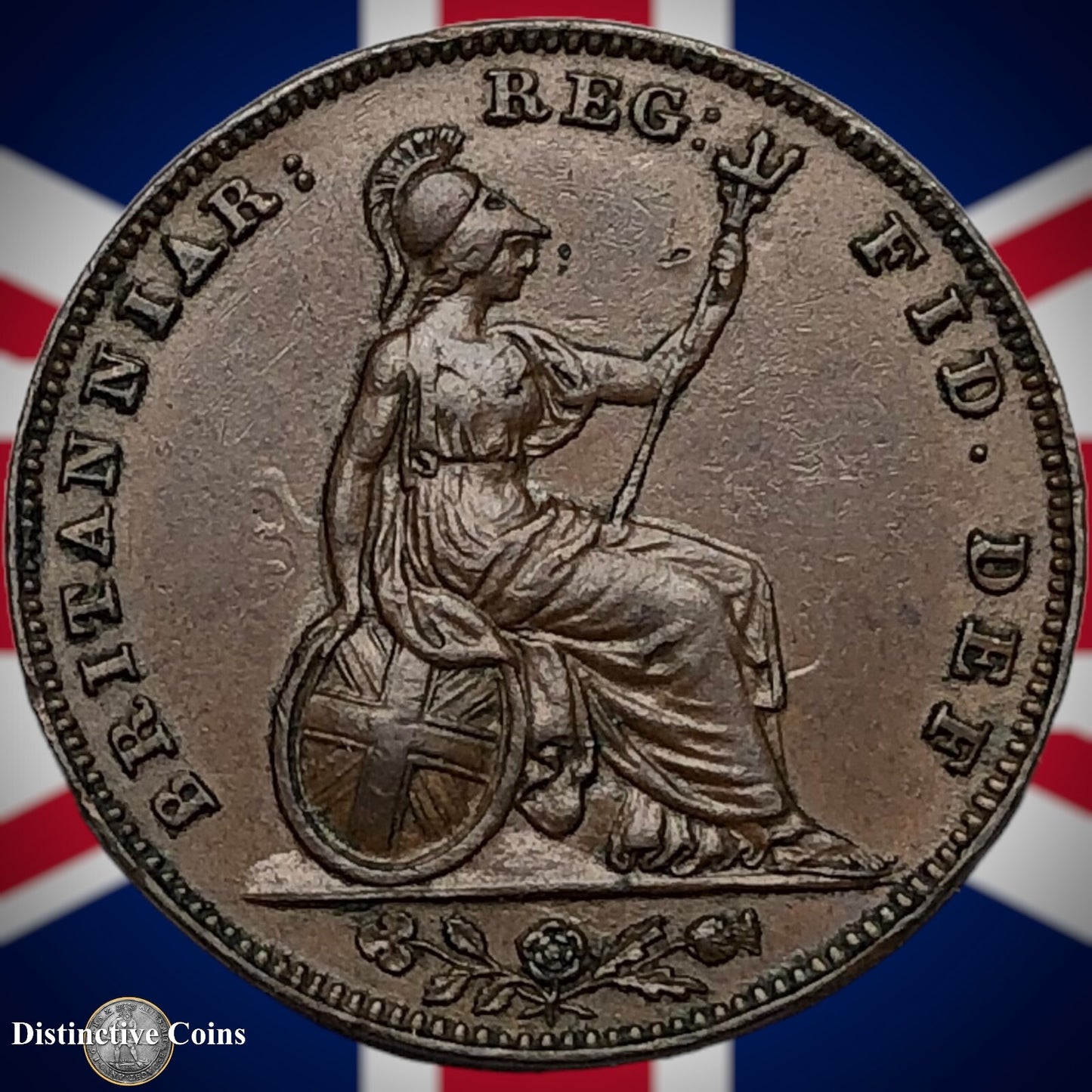 Great Britain 1839 Farthing 1/4d GB3399