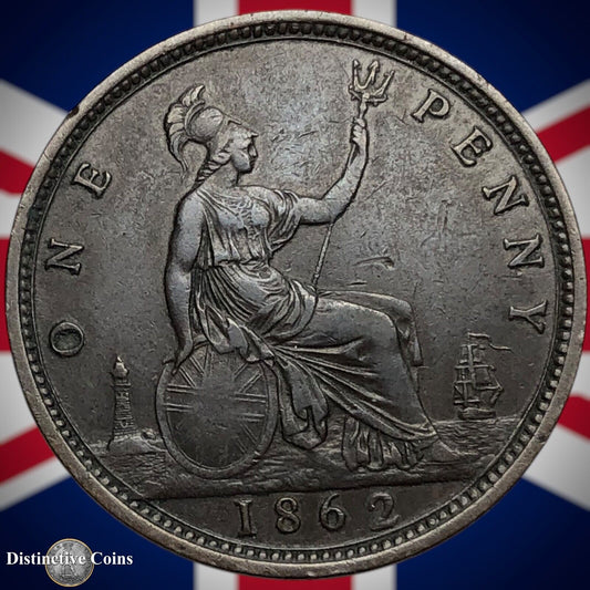Great Britain 1862 Penny 1d GB6209