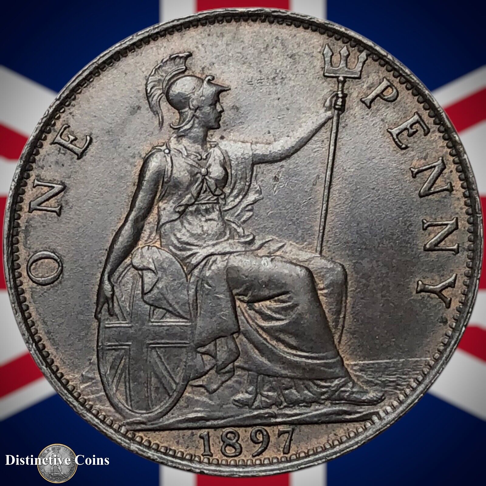Great Britain 1897 Penny 1d GB6604