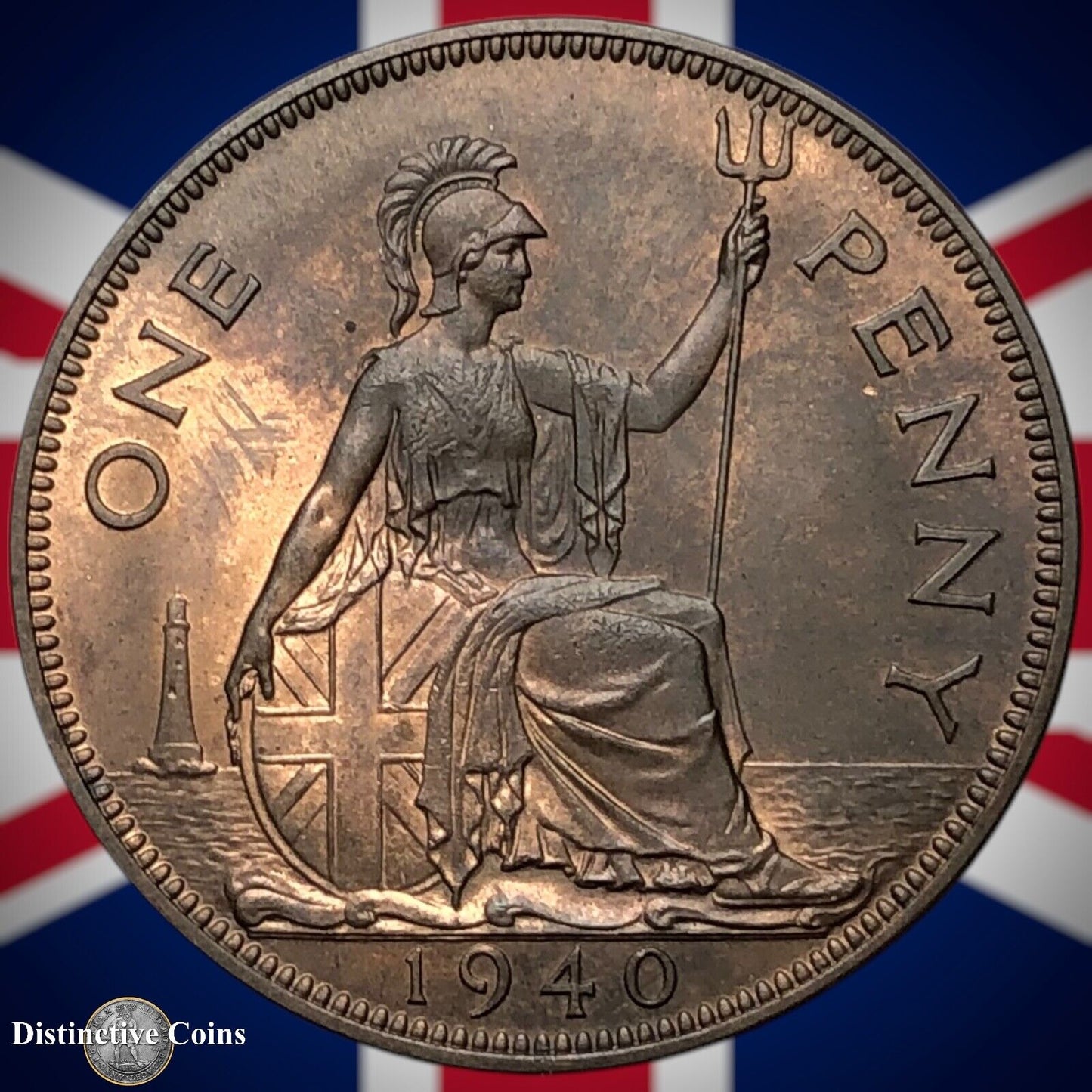 Great Britain 1940 Penny 1d GB7255