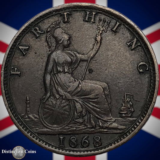 Great Britain 1868 Farthing 1/4d GB3622