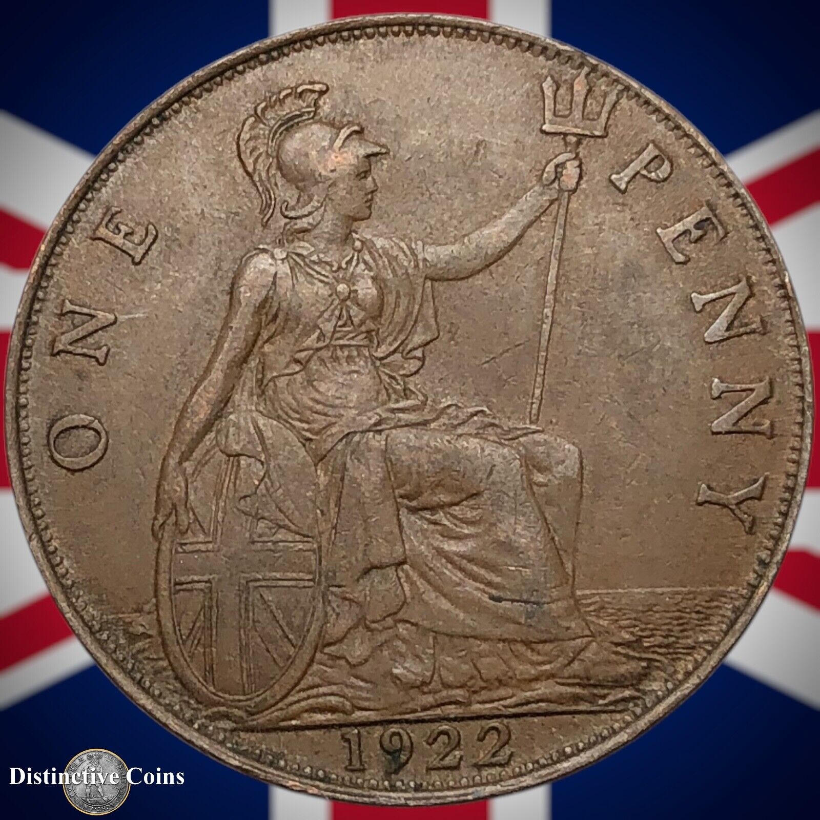 Great Britain 1922 Penny 1d GB7005