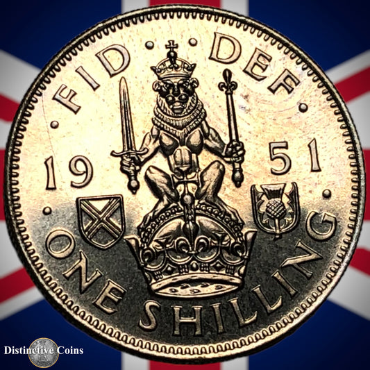 Great Britain 1951 Proof One Shilling GB1120