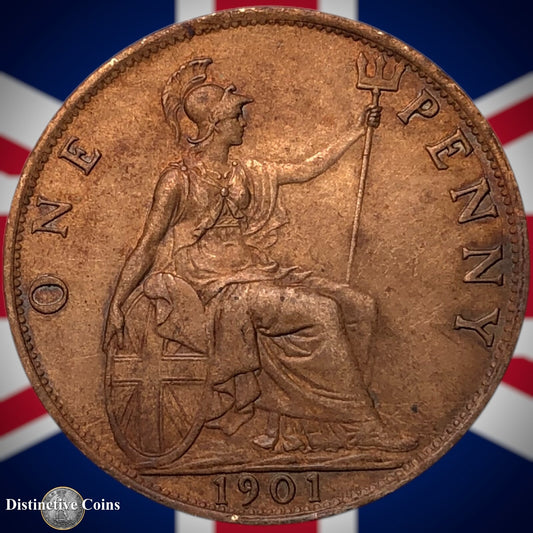 Great Britain 1901 Penny 1d GB6642