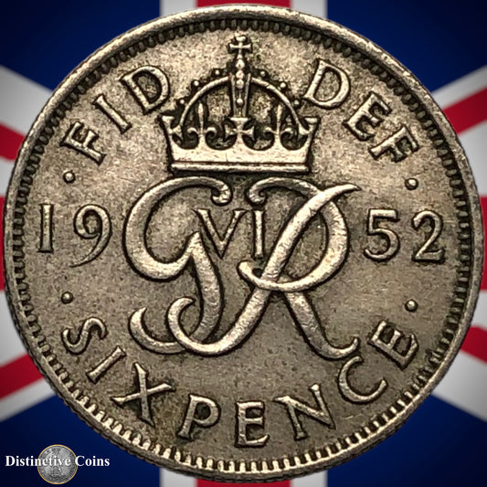 Great Britain 1952 Six Pence GB1809
