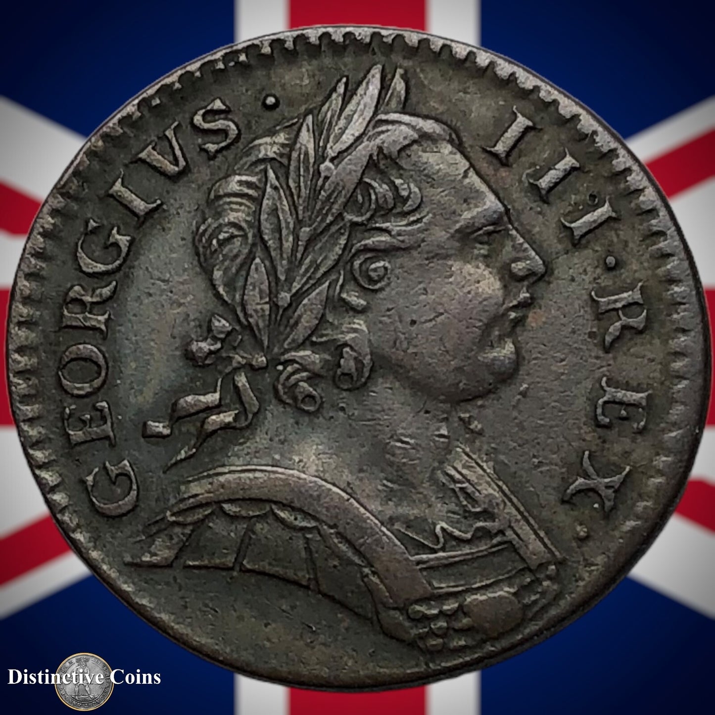 Great Britain 1773 Farthing 1/4d GB3190