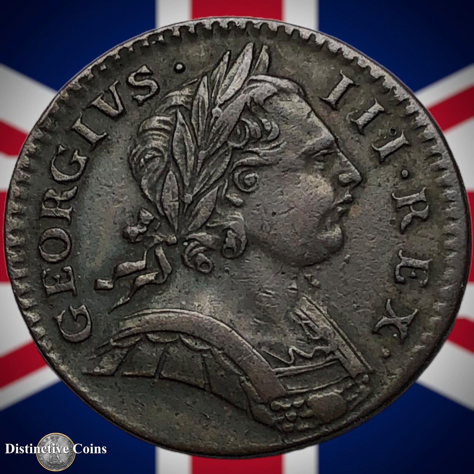 Great Britain 1773 Farthing 1/4d GB3190