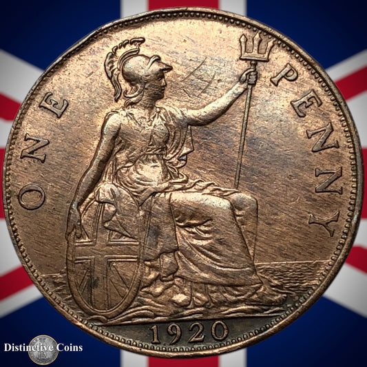 Great Britain 1920 Penny 1d GB6953