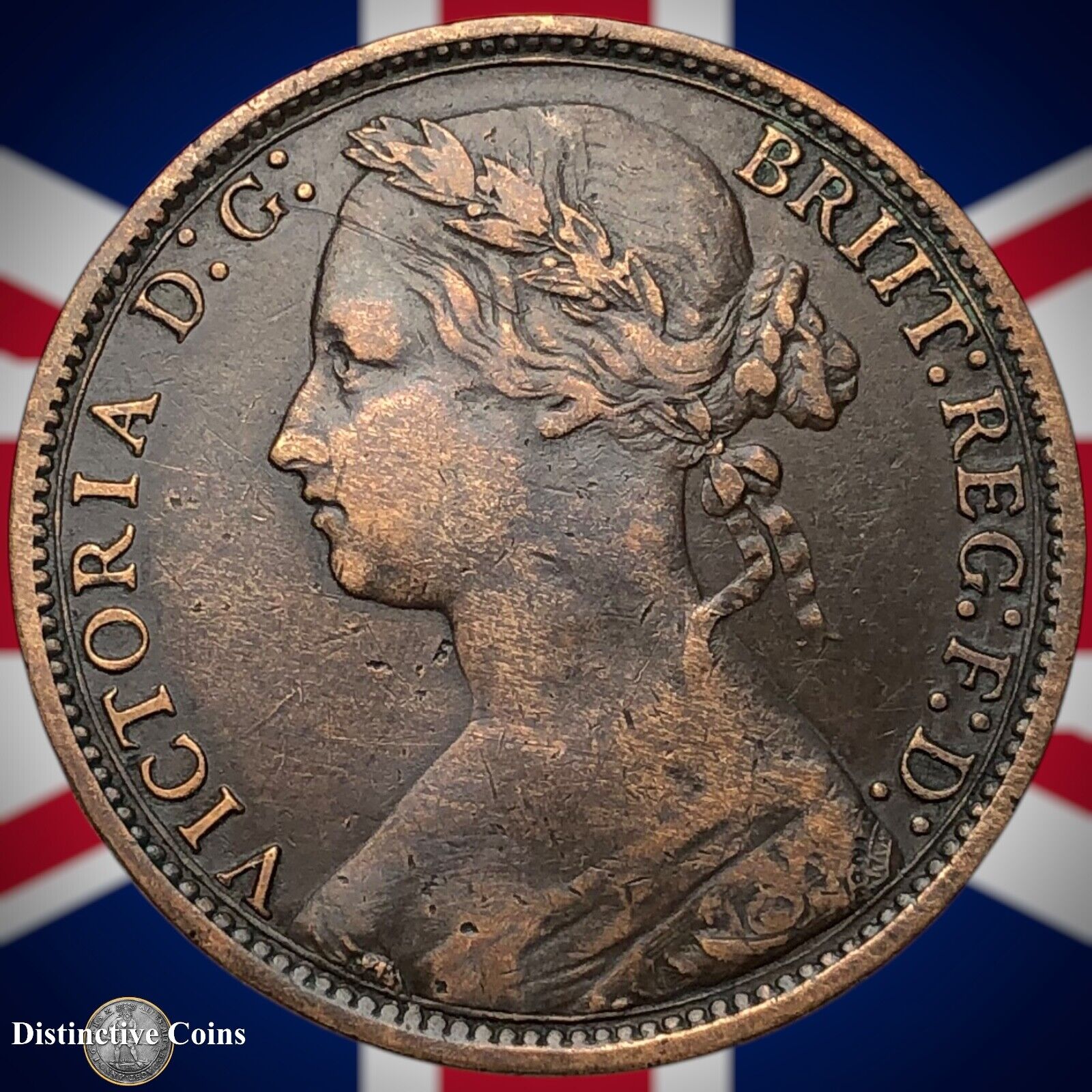 Great Britain 1877 Penny 1d GB6395