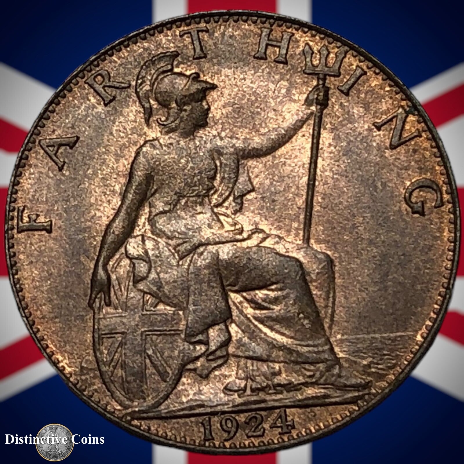 Great Britain 1924 Farthing 1/4d GB4805