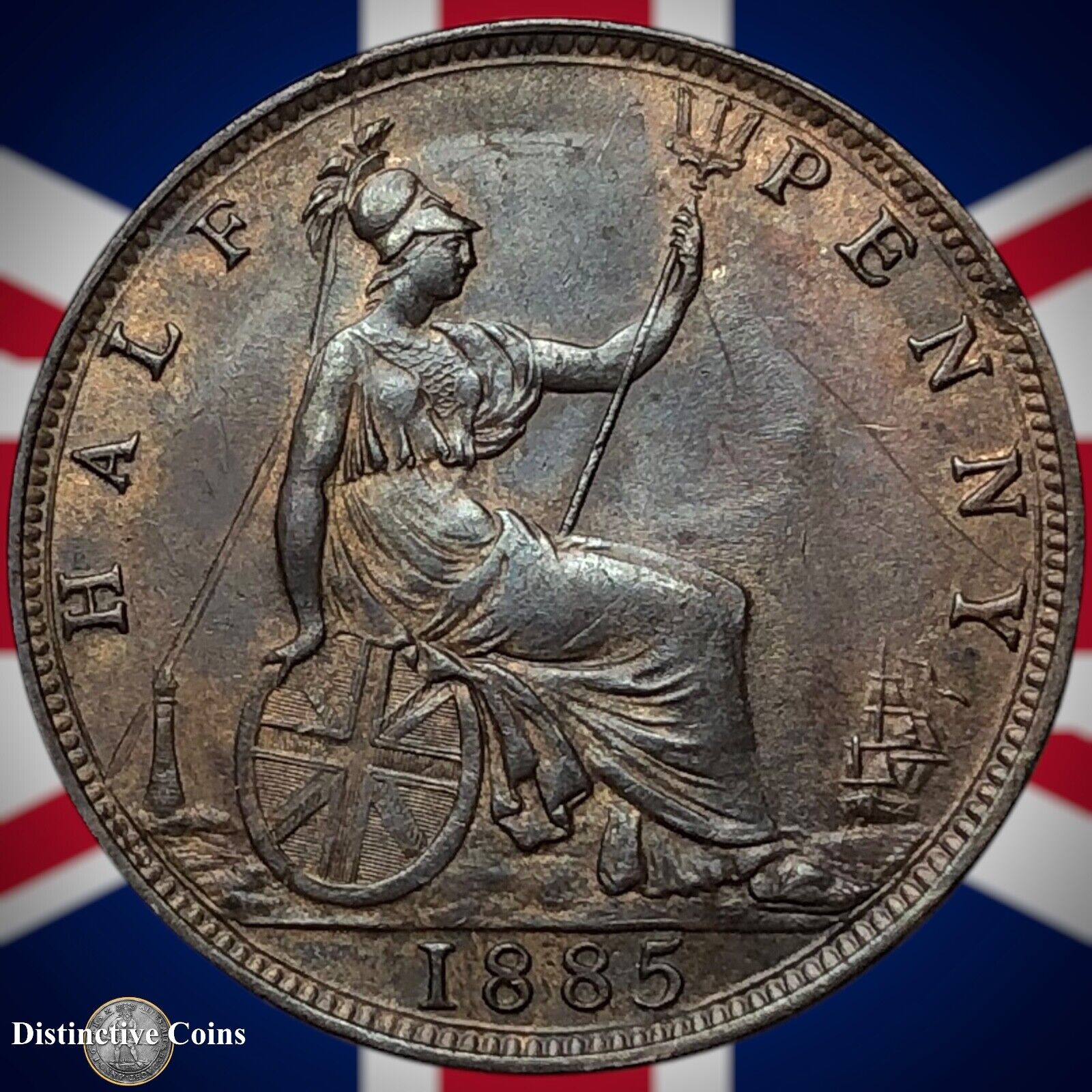Great Britain 1885 Half Penny 1/2d GB5582