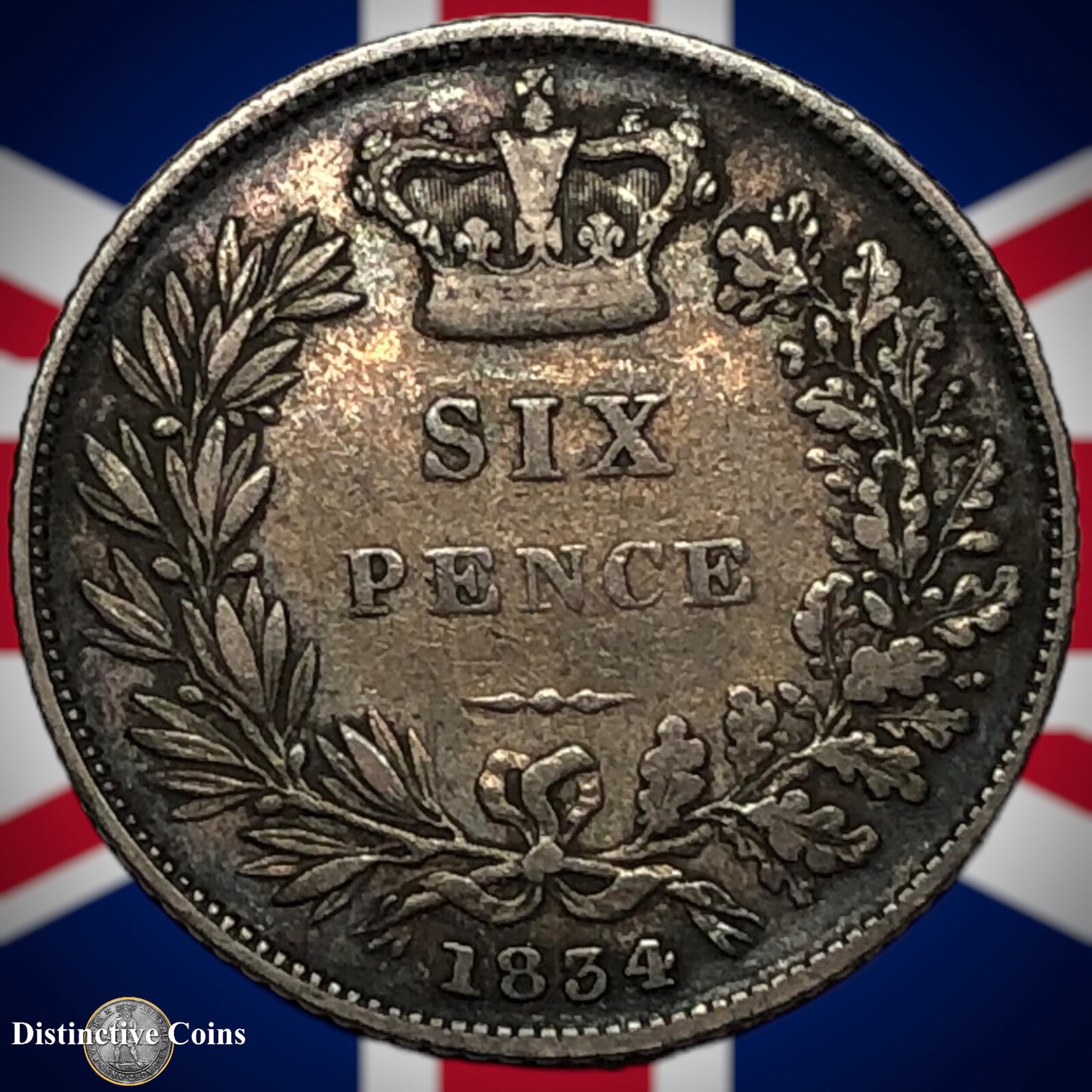 Great Britain 1834 Six Pence GB2564
