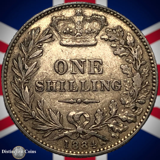Great Britain 1884 British One Shilling GB0448