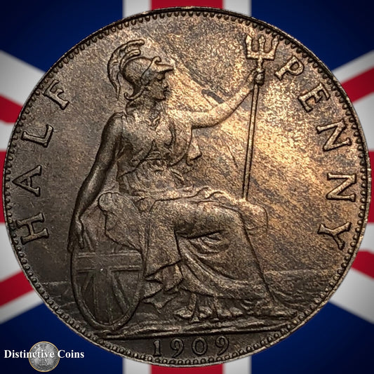 Great Britain 1909 Half Penny 1/2d GB5828