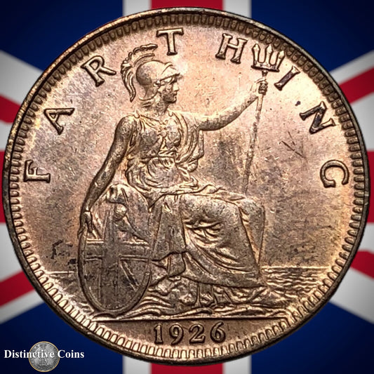 Great Britain 1926 Farthing 1/4d GB4837