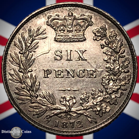 Great Britain 1872 Six Pence GB2604