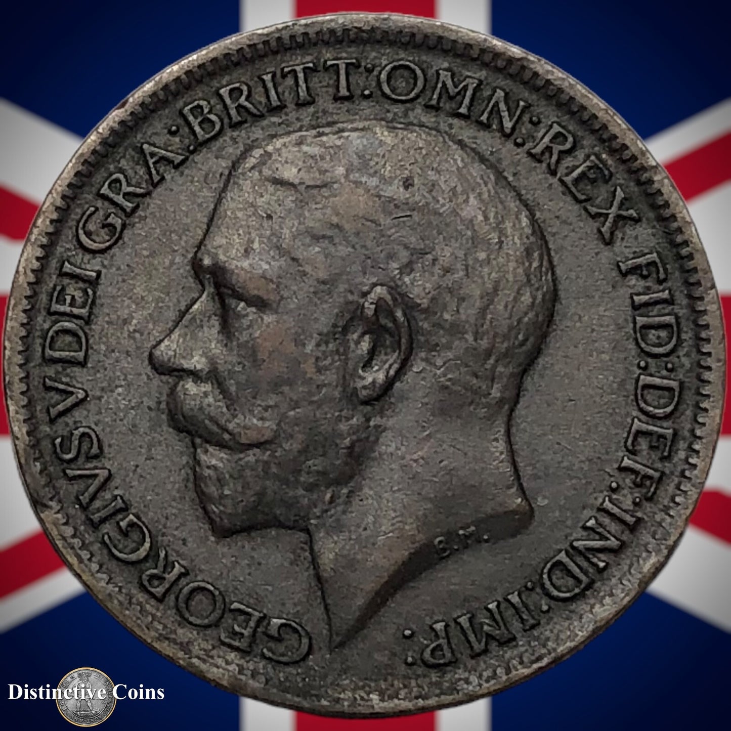 Great Britain 1917 Farthing 1/4d GB4679