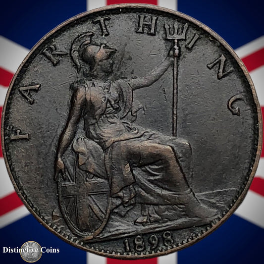 Great Britain 1898 Farthing 1/4d GB4455