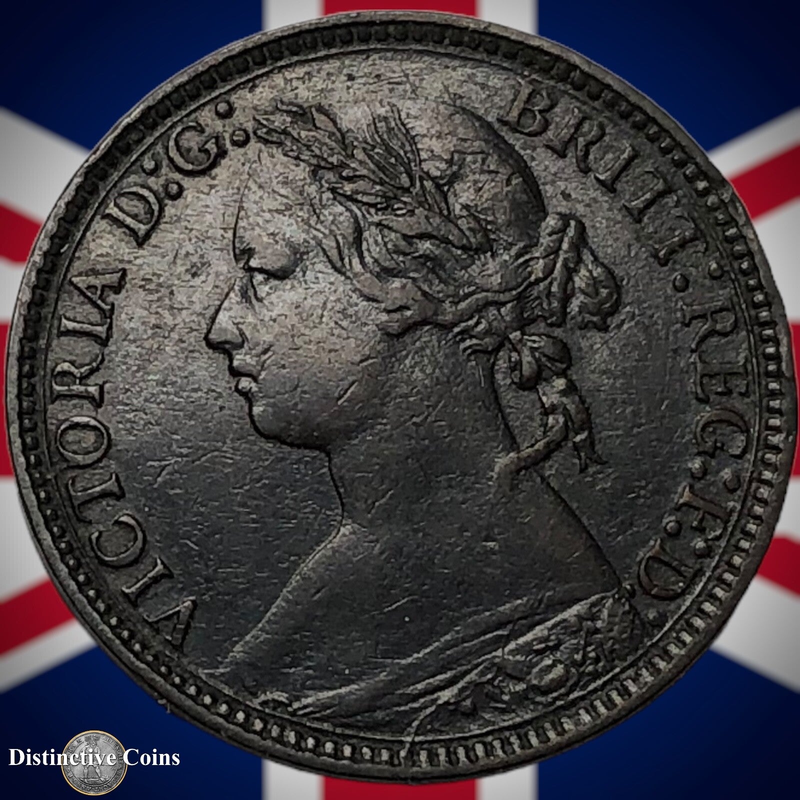 Great Britain 1875 H Farthing 1/4d GB3738