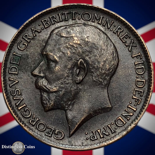Great Britain 1913 Farthing 1/4d GB4668