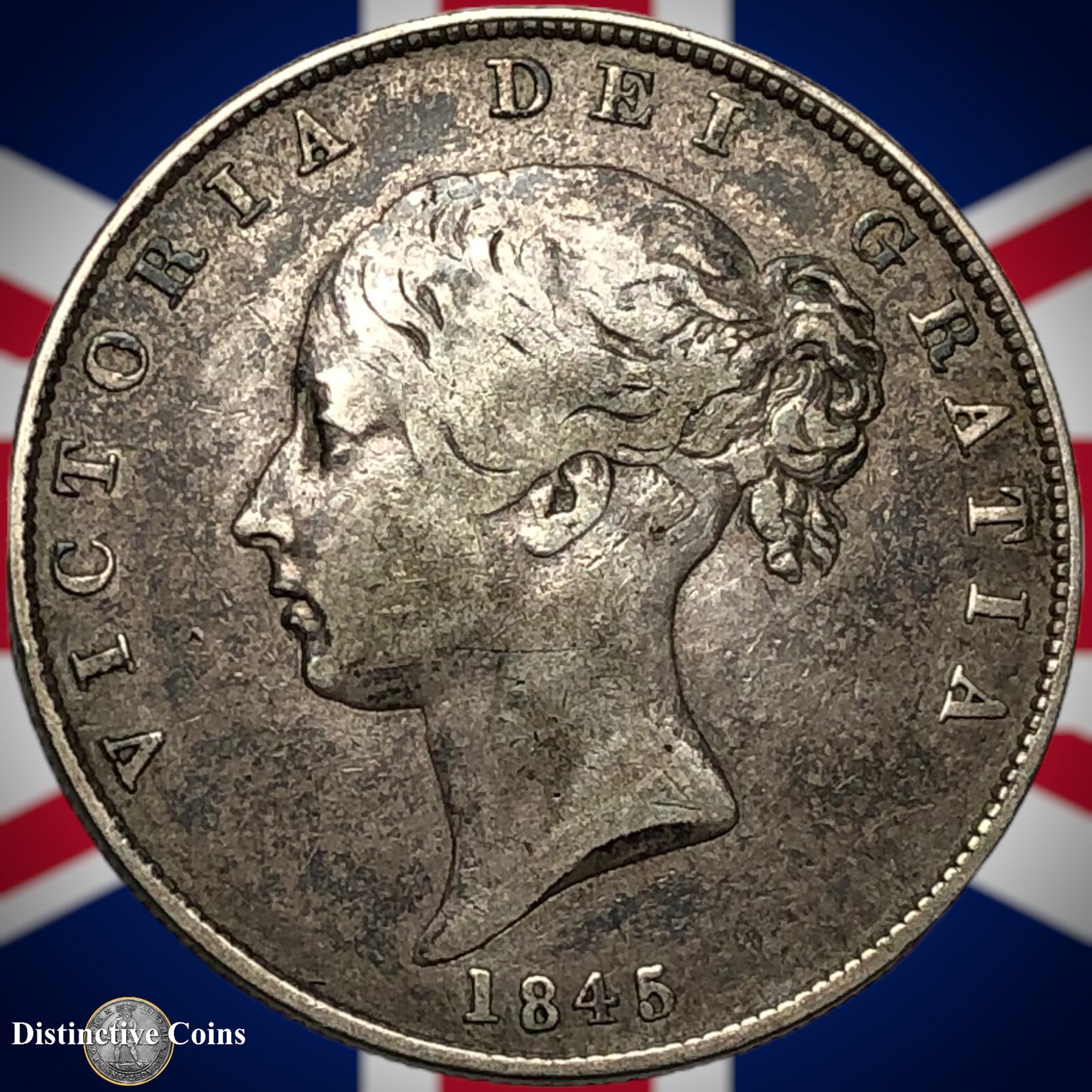 Great Britain 1845 Half Crown GB1179