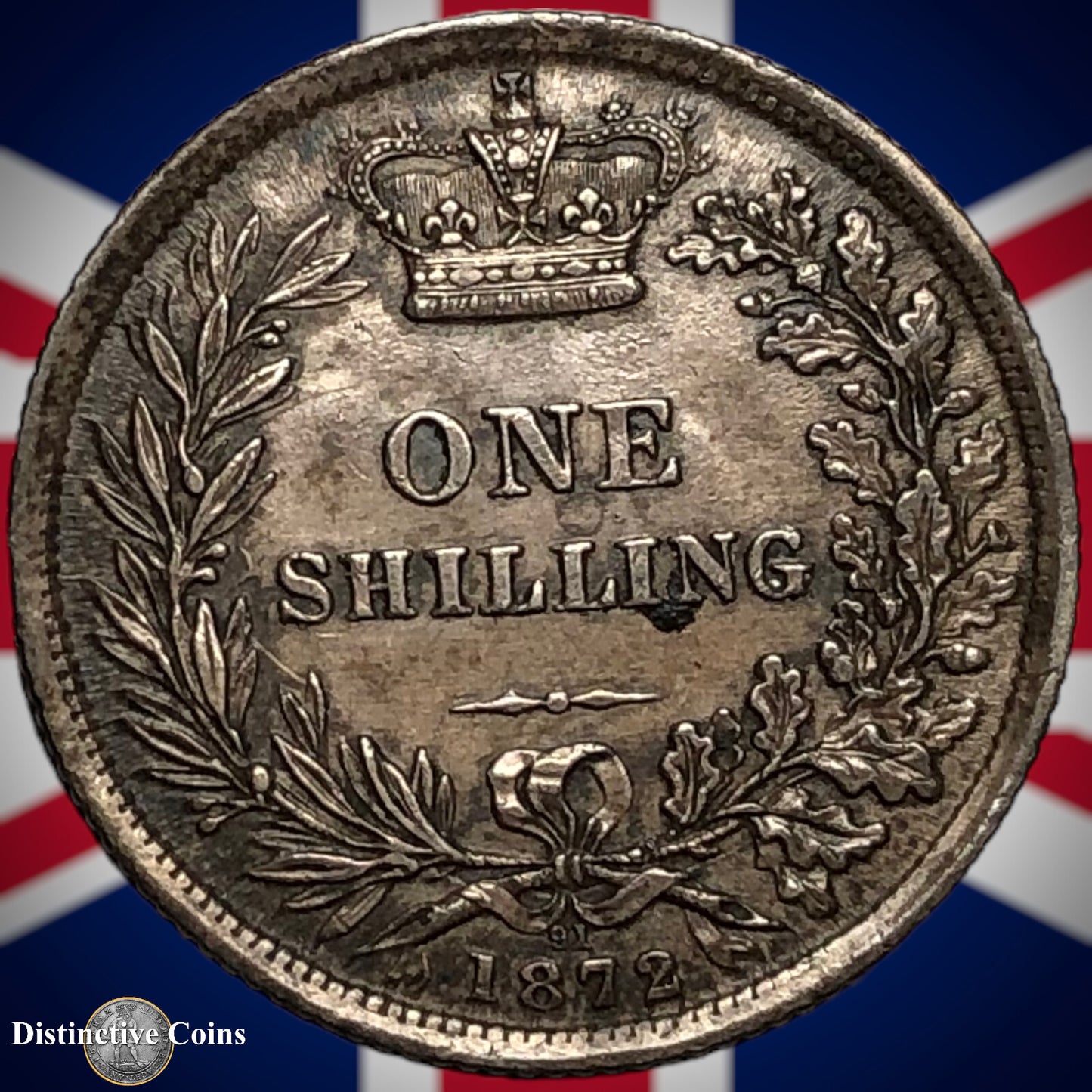 Great Britain 1872 British One Shilling GB0334