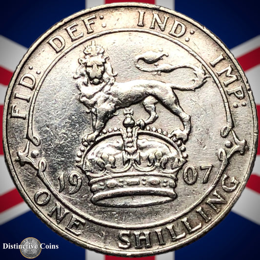 Great Britain 1907 British One Shilling GB0845