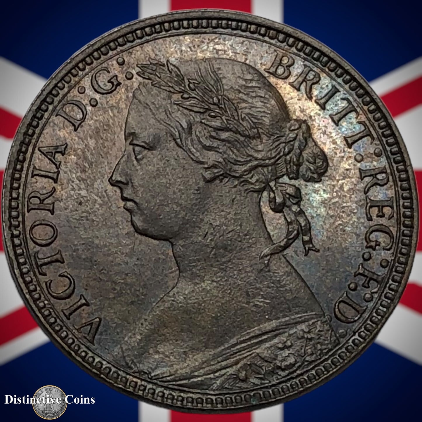Great Britain 1875 H Farthing 1/4d GB3766