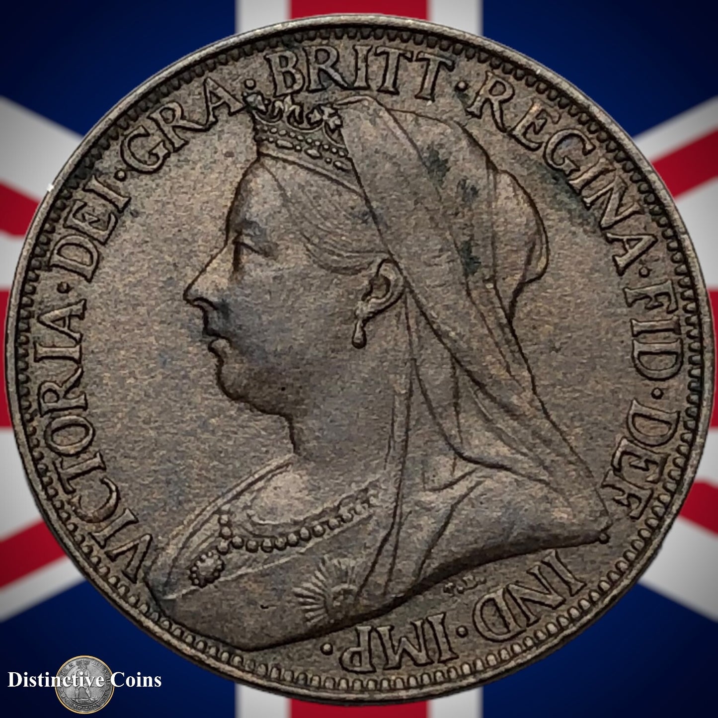 Great Britain 1897 Farthing 1/4d GB4454