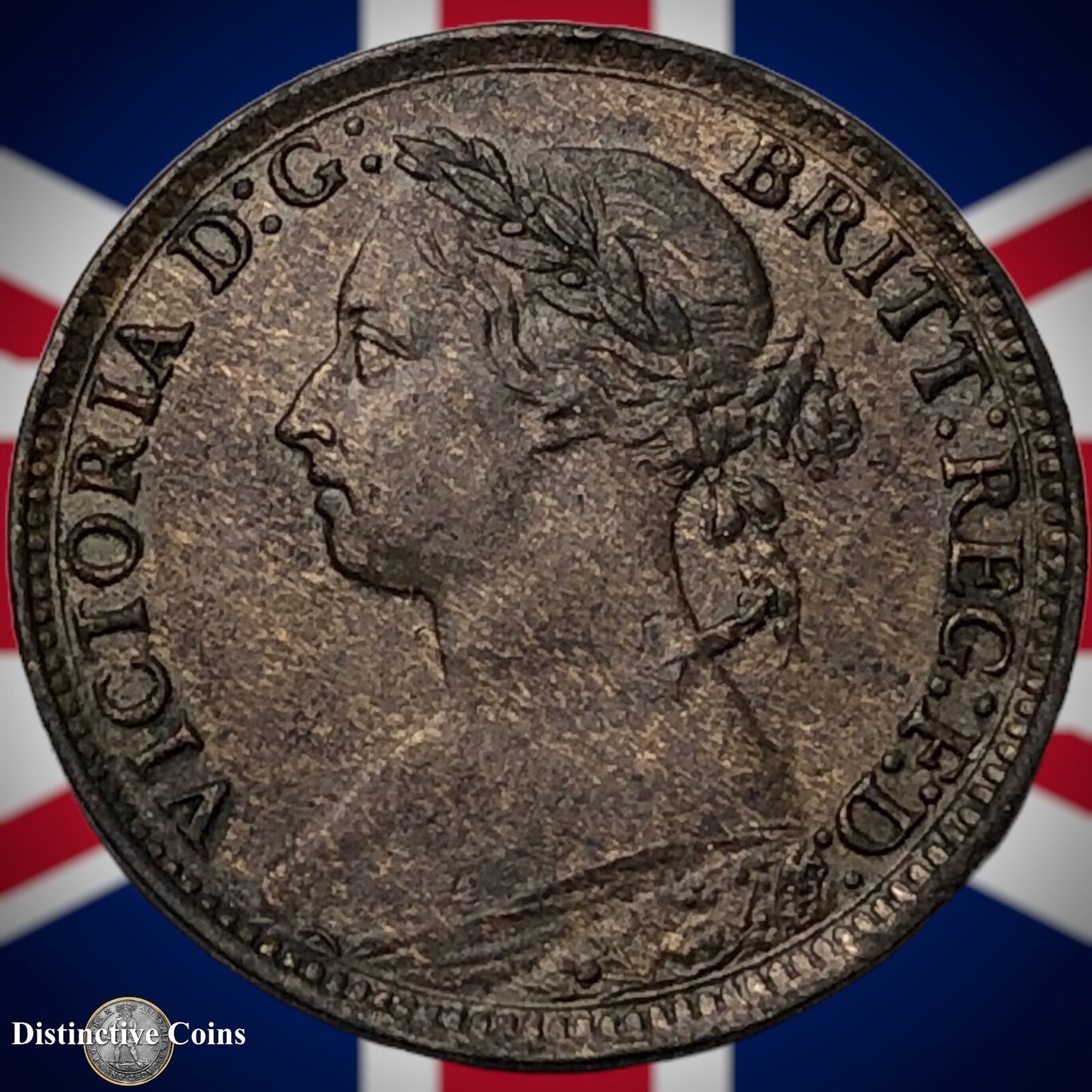 Great Britain 1886 Farthing 1/4d GB4196