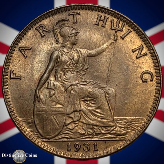 Great Britain 1931 Farthing 1/4d GB4905