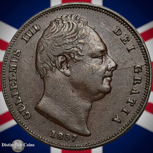 Great Britain 1837 Farthing 1/4d GB3388