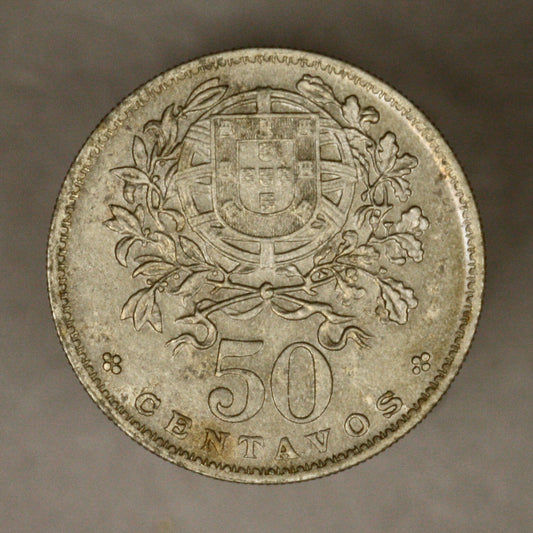 Portugal 1928 50 Centavos AU