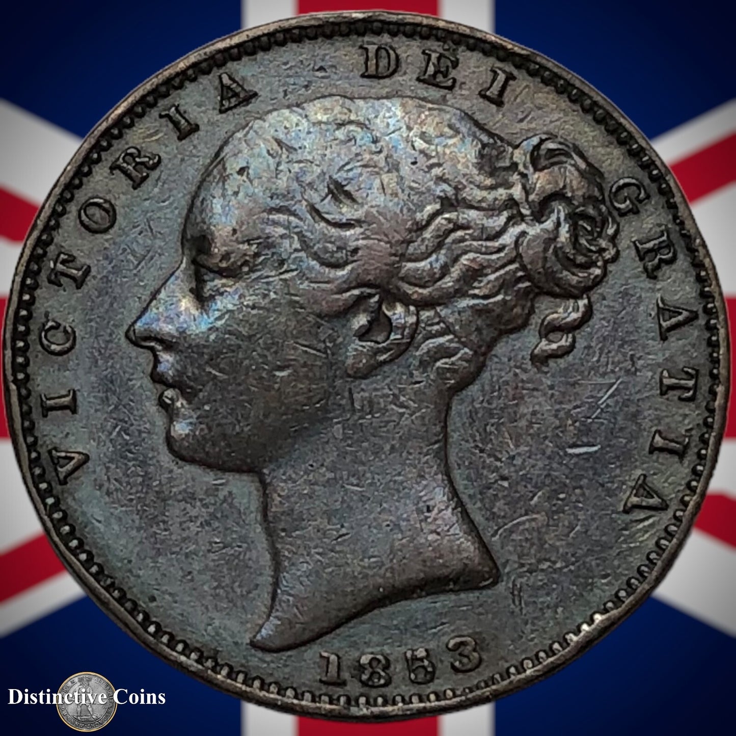 Great Britain 1853 Farthing 1/4d GB3442