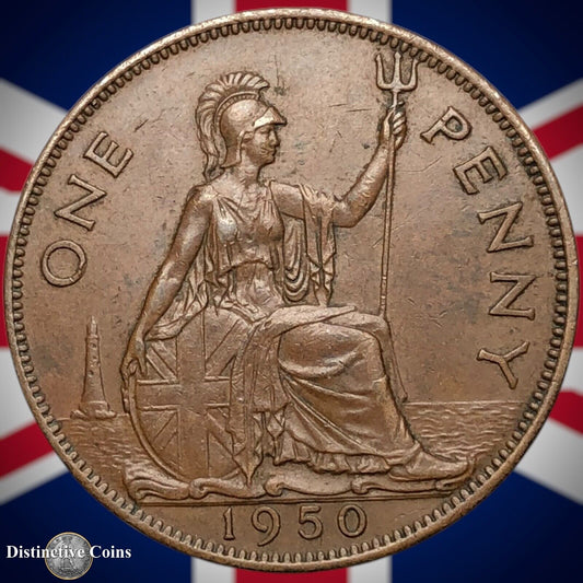 Great Britain 1950 Penny 1d GB7301